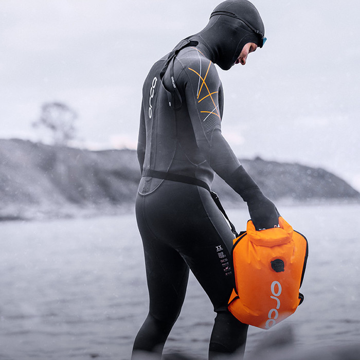 2024 Orca Da Uomo Core 2mm Open Water Swim Gloves MA44TT01 - Black